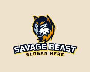 Wolf Beast Coyote logo design