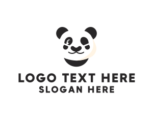 Negative Space - Shoe Panda Footwear logo design