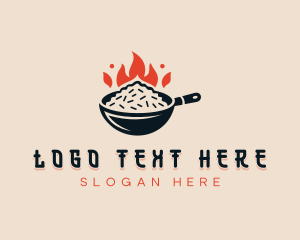 Flame Fried Rice Logo