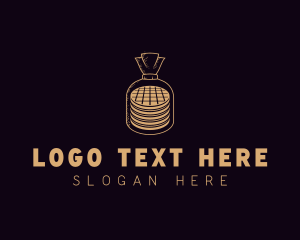 Stroopwafel Waffle Bakery logo design