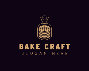 Stroopwafel Waffle Bakery logo design