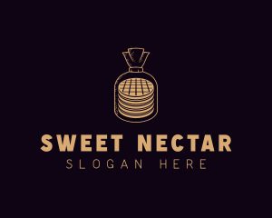 Stroopwafel Waffle Bakery logo design