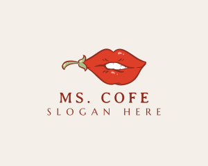 Sexy Hot Lips logo design