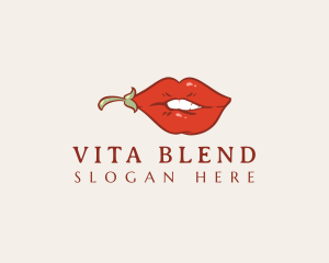 Sexy Hot Lips logo design