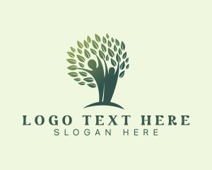Harvest - Holistic Human Tree logo design