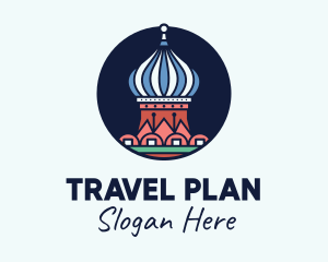 Itinerary - Moscow Cathedral Turret logo design