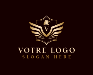 Veteran - Luxury Eagle Veteran logo design