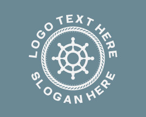 Nautical Helm Rope   logo design