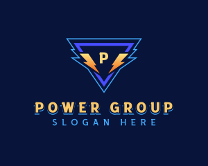 Lightning Energy Power logo design