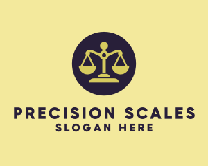 Professional Justice Scales  logo design
