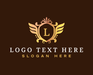 Luxury - Royalty Shield Crest logo design