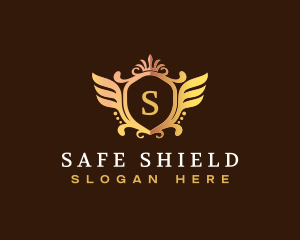 Royalty Shield Crest logo design