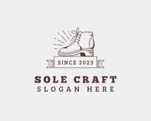 Shoemaking - Footwear Boots Boutique logo design