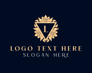 Flower - Luxury Floral Ornament logo design