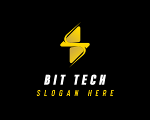 Electric Bolt Tech logo design