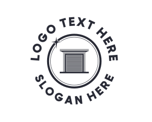 Logistics - Shipping Storage Facility logo design