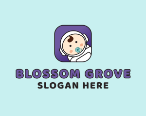 Nursery - Astronaut Baby Nursery logo design