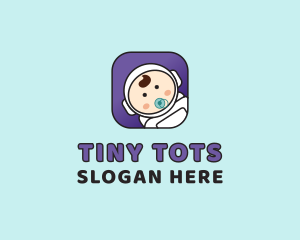 Baby - Astronaut Baby Nursery logo design