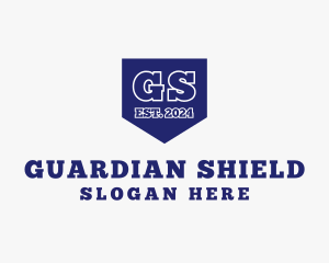 Shape Football Shield logo design