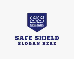 Shape Football Shield logo design