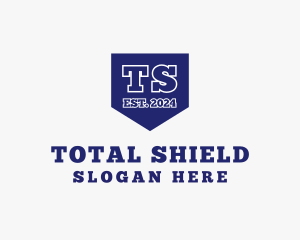 Shape Football Shield logo design