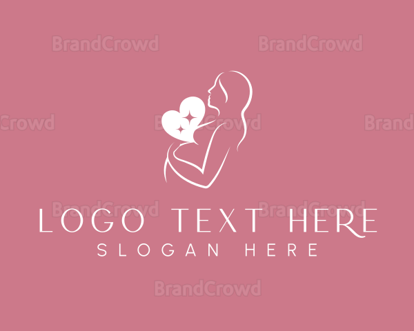 Pregnant Mother Maternity Logo