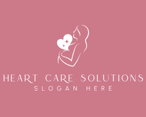 Pregnant Mother Maternity logo design