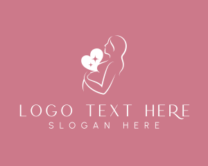 Child - Pregnant Mother Maternity logo design