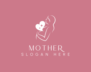 Pregnant Mother Maternity logo design