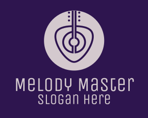 Musician - Guitar Pick Musician logo design