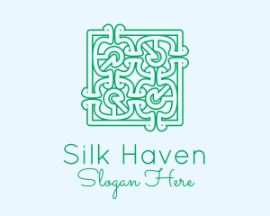 Green Moroccan Pattern  logo design