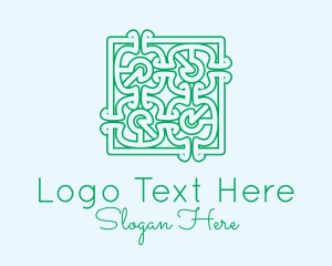 Green Moroccan Pattern  Logo