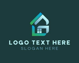 Home - Modern House Letter G logo design