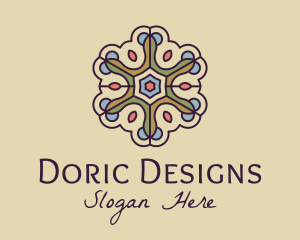 Floral Decor Pattern  logo design