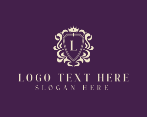 Elegant - Regal Royal Shield logo design