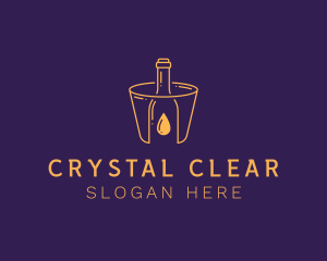 Glass - Wine Glass Droplet logo design