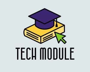 Module - Online Course Book logo design