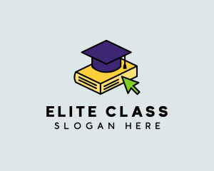 Online Course Book logo design