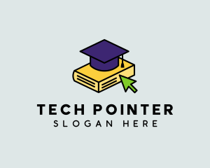 Online Course Book logo design