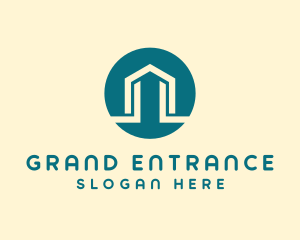 Entrance - Home Real Estate logo design