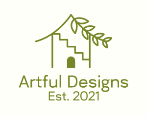 Indoor Plant Home logo design