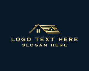 Attic - Real Estate House Roof logo design