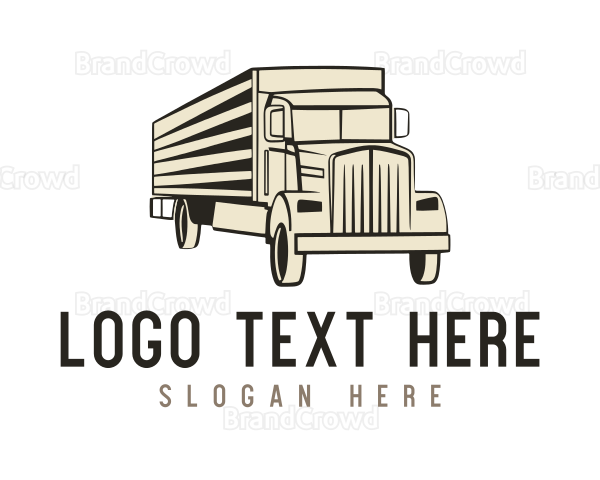 Transport Cargo Trucking Logo