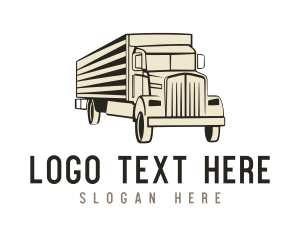 Freight - Transport Cargo Trucking logo design