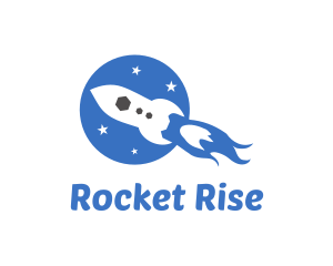 Launch - Space Rocket Launch logo design