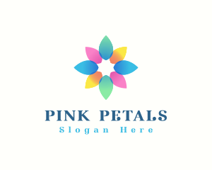 Elegant Flower Petals logo design