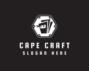 Cape - Ninja Box Badge logo design