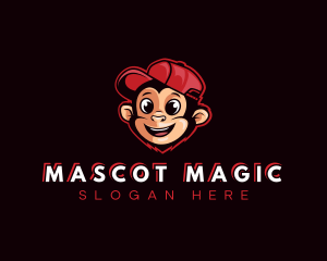 Mascot - Monkey Cap Mascot logo design