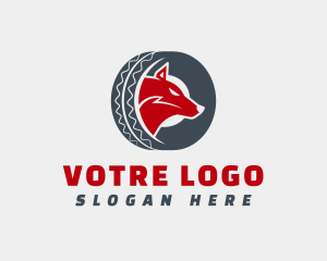Wolf Tire Wheel Logo