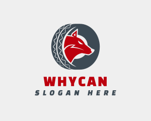 Car Dealer - Wolf Tire Wheel logo design